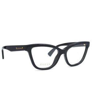 Gucci Eyeglass Frames GG1589O 001 Black Cat Eye! Purrfect!